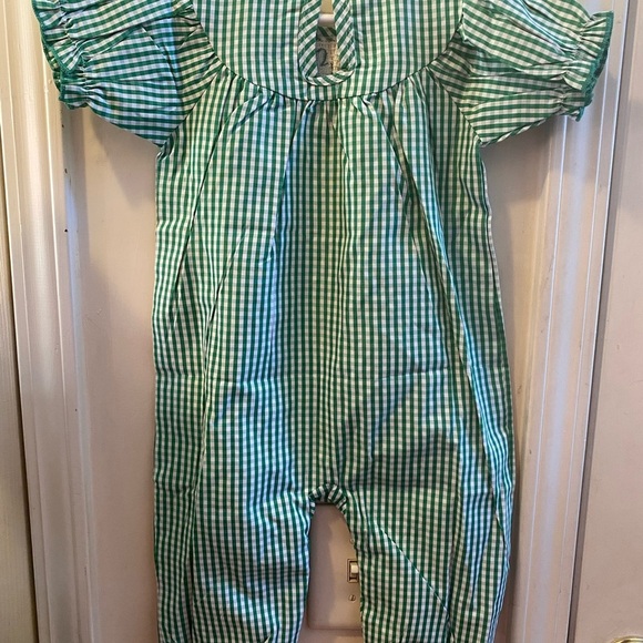 New Smocked St Patrick's Day Bubble Romper - Picture 14 of 14
